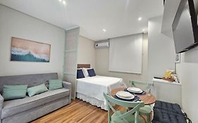 Studio na melhor praia de Santos